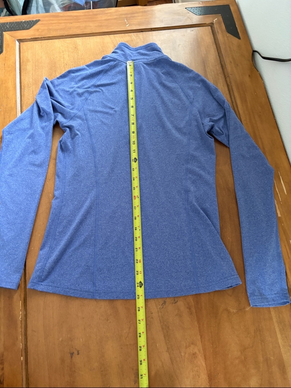 REI Co-op Heathered Blue Long-Sleeve Pullover Size Small - Picture 9 of 12